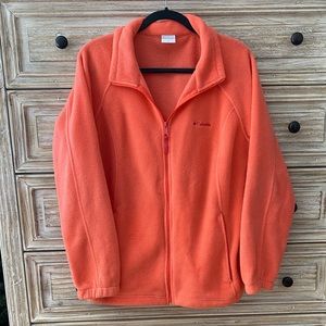 Columbia - Bright Coral Zip Fleece